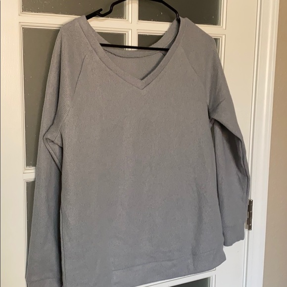 Caslon grey sweater top - Picture 6 of 6